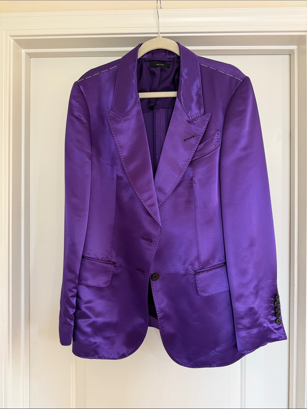 NWOT: Tom Ford Purple Satin Blazer
